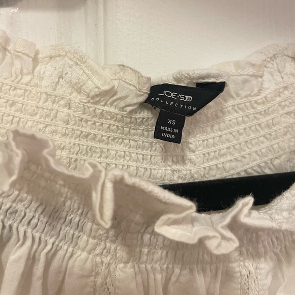 Joe’s Jeans White Off the Shoulder Top - Picture 2 of 3